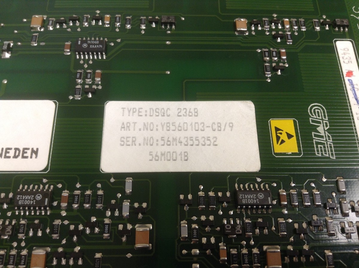 ABB DSQC 236B YB560103-CB/9 Servo Amplifier Board DSQC236B