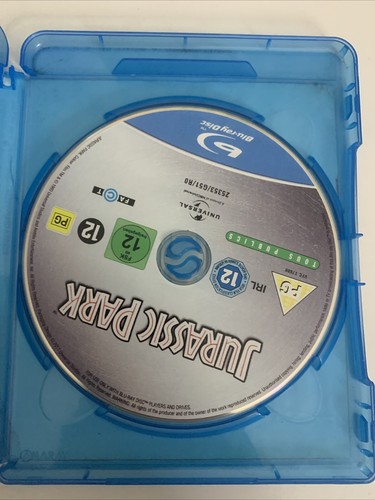 Jurassic Park (Blu-ray, 1993) Sam Neil, Jeff Goldblum Region B - Picture 3 of 3