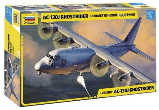 C / 130j Gunship Ghostrider 1:72 Plastic Model Kit ZVEZDA