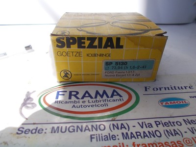 STD PARTY I-ESCORT III -6121519 X-SEGMENT SERIES PISTONS - ORIGINAL GOETZE