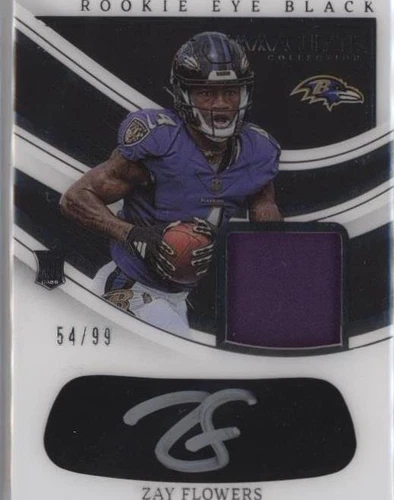 2023 Panini Immaculate Collection Zay Flowers #REBJ-ZFS