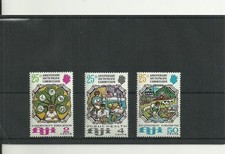 FIJI SG454-456 25 ANIVERSARIO DE LA COMISIÓN DEL PACÍFICO SUR CONJUNTO MNH