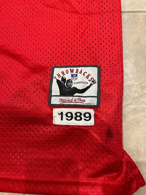 Ronnie Lott 42 Throwback Mitchell Ness San Francisco 49ers Red