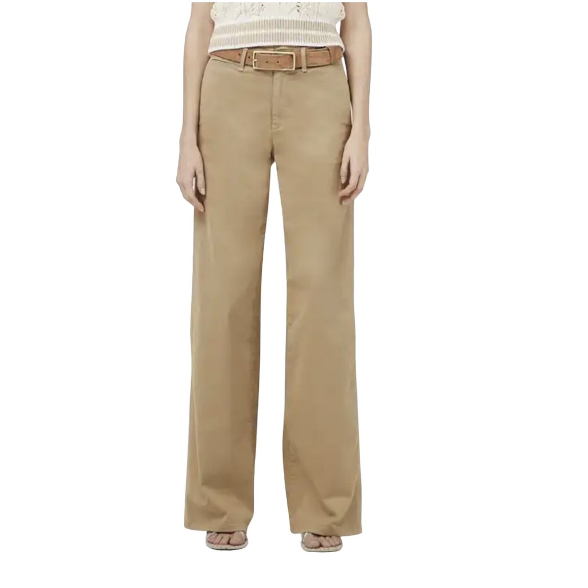 【Anyone more】Kaji Khaki Gray Wide Pants Easy Days Wide Leg Pants