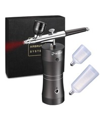 Portable Air Compressor Kit Air-Brush Paint Spray Gun Nail Tattoo Art Airbrush