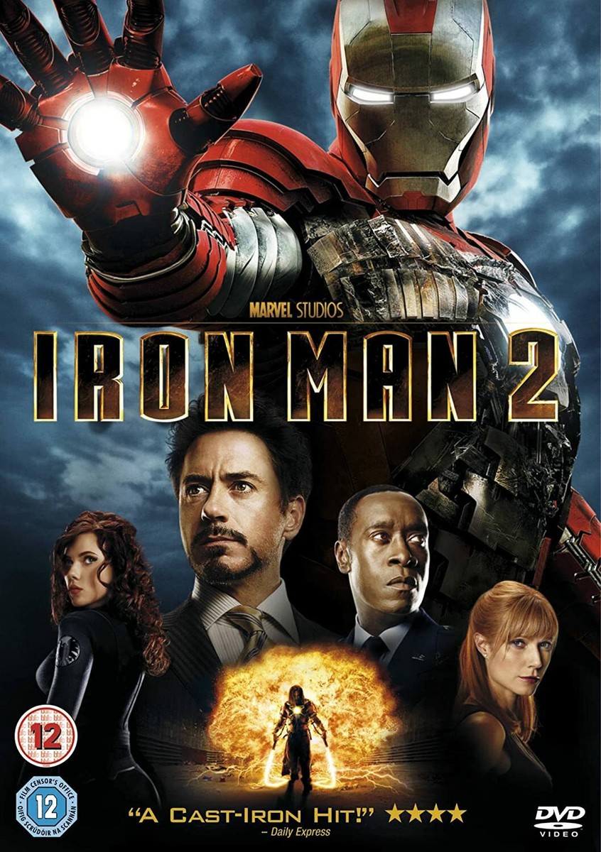 Marvel Iron Man 2 [DVD] With Phase 1 Sleeve - New Sealed
