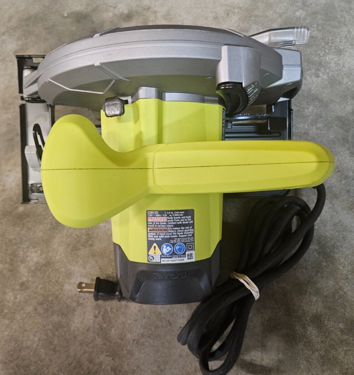 RYOBI 120V Electric 7 1/4" Circular Saw Model# CSB125