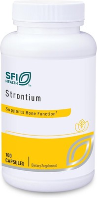 Klaire Labs Strontium - Hypoallergenic 300 Milligrams Bioavailable Strontium Cit