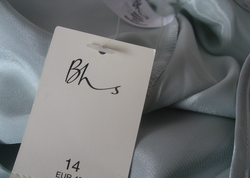 NEW Ladies BHS silky nightie/nightdress Size 14 (10-12) Vintage BNWT Mint Green - Picture 6 of 9