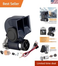 Air Horn,12V 150DB Loud Train Horn kit for Car Truck Motorcycles,Boat Airhorn...