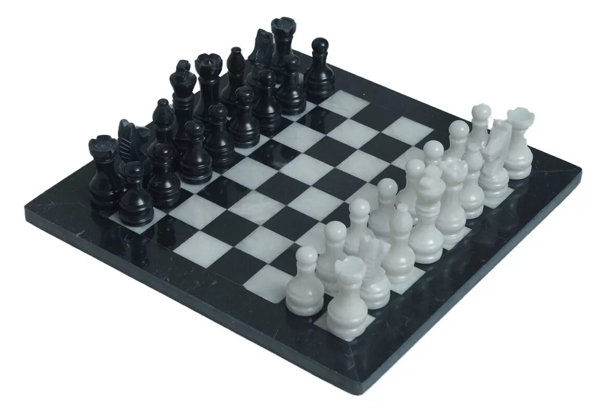 Handmade marble hotsell chess set