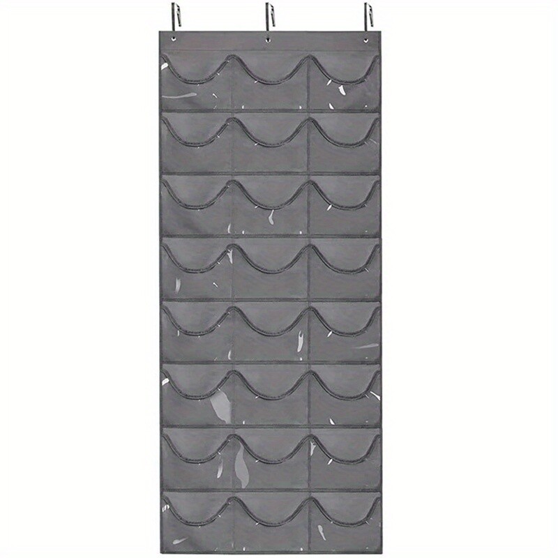 Hat Rack Baseball Cap Hat Organiser 24 Deep Pocket Over The Door Organiser