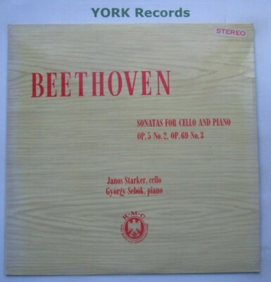 SCM 60 - BEETHOVEN - Cello  Sonatas JANOS STARKER / GYORGY SEBOK - Ex LP Record