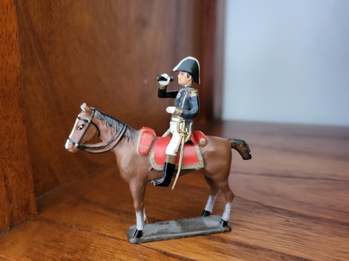 Lot De Soldats CBG Mignot – Officier Premier Empire 54mm, Plomb Peint, France
