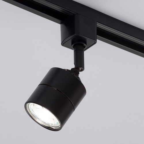 Litecraft 3 Metre T Shape Track Light With 6 Soho Fixture & LED Bulbs - Black - Picture 3 of 3