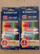 NIB 2 BOXES of Staedtler 12 Presharpened Noris Club Colored Pencils  24 pencils