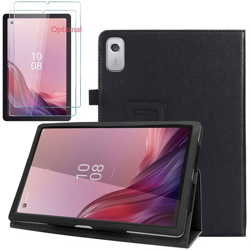 Funda de cuero TB310FU/XU de 9" pulgadas con estuche Lenovo Tab M9, protectores de pantalla de vidrio - Imagen 8 de 11