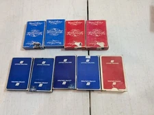 Vintage United Airlines Playing Cards - Bridge Size - 9 Decks