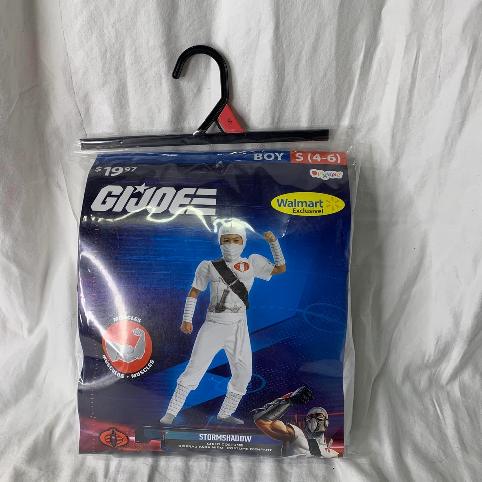 Disfraz de Ninja GI Joe Stormshadow Niño Talla Pequeña (4-6) NUEVO CON ETIQUETAS Disfraz Foto 2 de 3