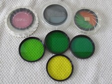 Vtg Filter LOT Camera Lens 55mm Some Need Clean Dual Light Green K2 FL-D