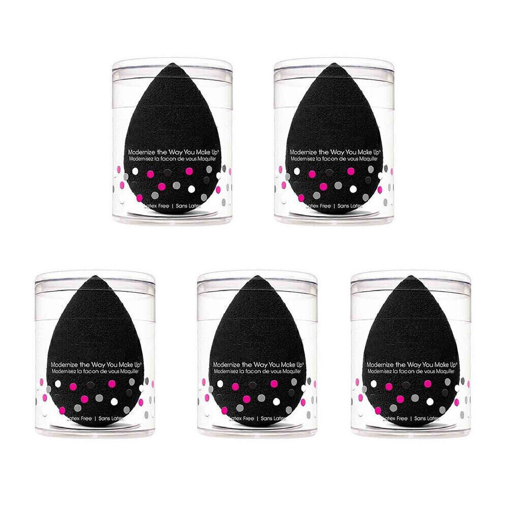 5x Random Beauty Makeup Blending Sponge Flawless Foundation Powder Blender Black