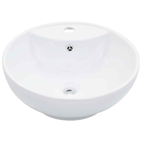 Modern Bathroom Ceramic Sink Basin Washing Bowl with Overflow Hole Round Toilet - Picture 85 of 95