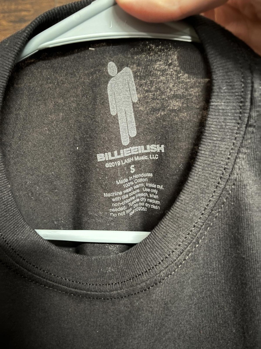 Billie Eilish 2019 World Tour T-shirt - Small | eBay