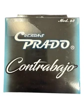 Cuerdas Prado Para Tololoche Modelo 28. Alma De Seda Entorche De Nylon. Negras