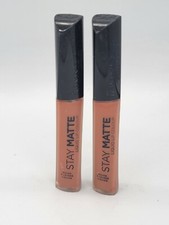 RIMMEL STAY MATTE LIQUID LIP COLOUR 700 BE MY BABY. QTY:2