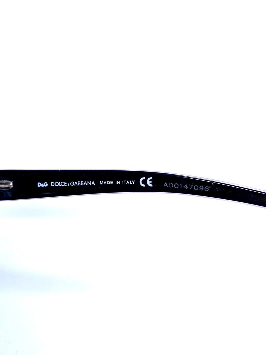 Dolce & Gabbana Silver Black Rimless Rectangular Glasses  display picture 1