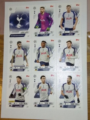 Topps Match Attax Champions League 2025/26 Tottenham Hotspur Team Set