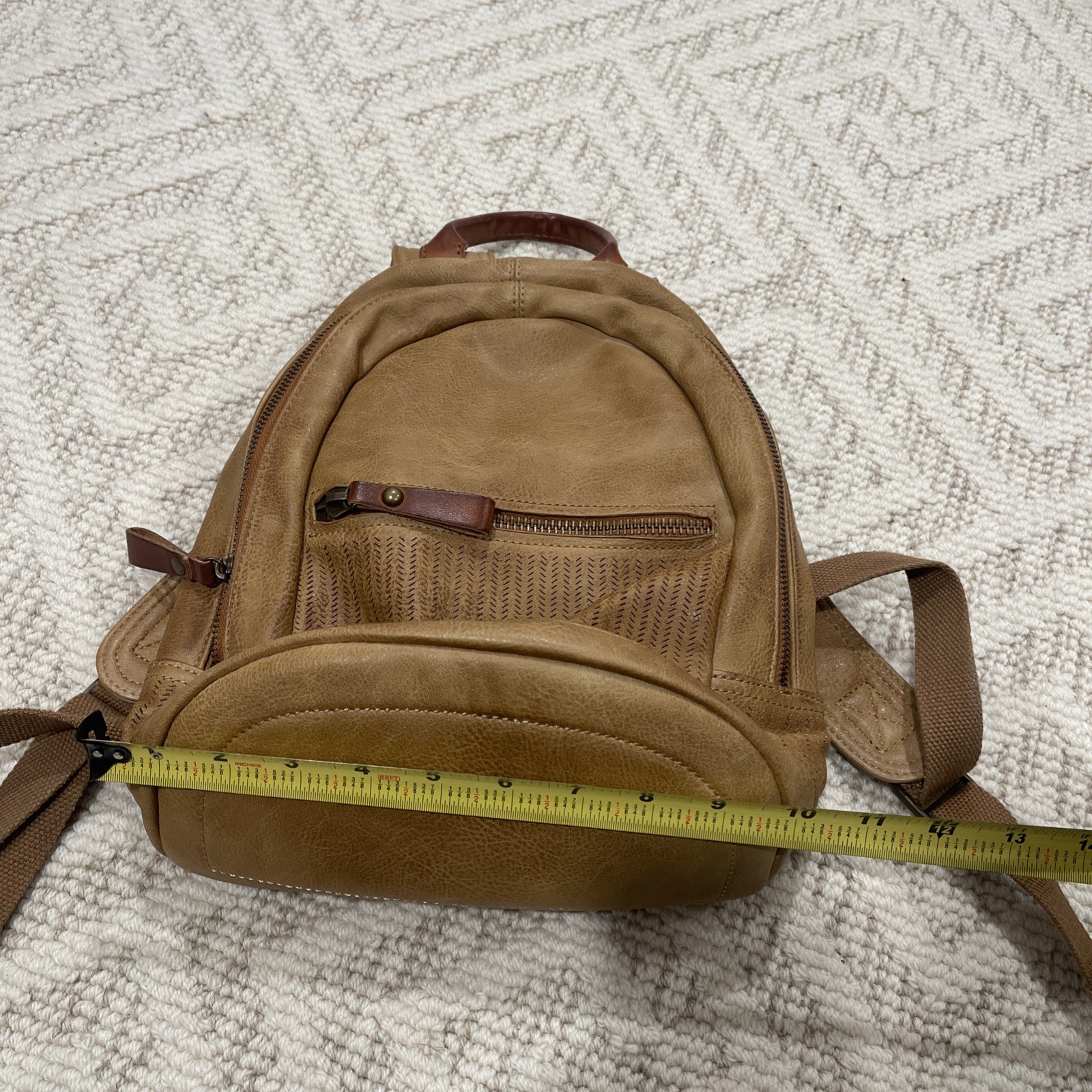 Moda Luxe Mini Leather Backpack - image 9