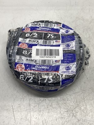 Southwire 8/2 Stranded Romex Simpull 75ft. TYPE NM-B 28893624