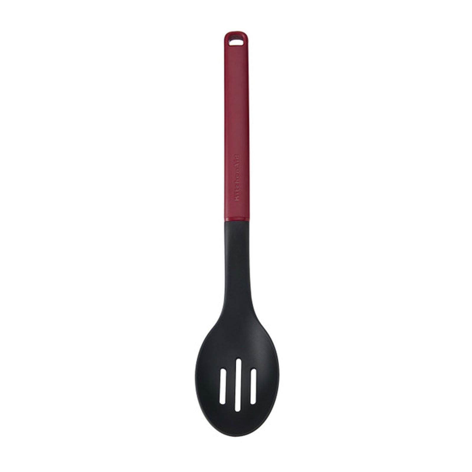 KitchenAid Klassischer Schlitzlöffel KHA004OHEREG Empire Red Schaumlöffel 34 cm