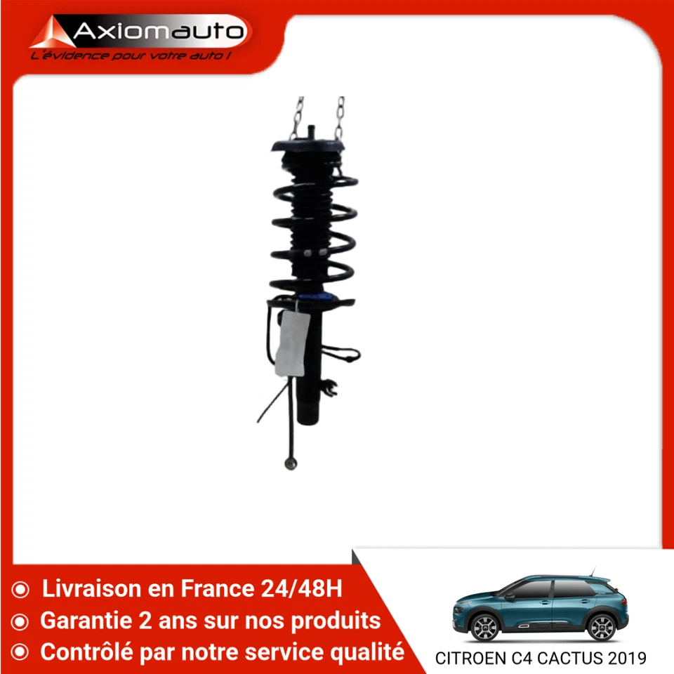 🇫🇷 AMORTISSEUR AVANT GAUCHE CITROEN C4 CACTUS ➤9820948680 ♻️ - Photo 1/1