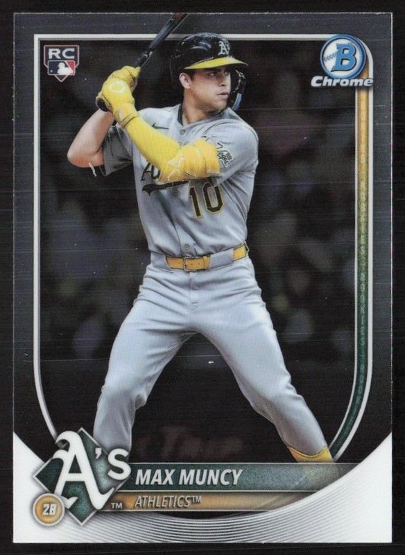 2025 Bowman Chrome Max Muncy Rookie #90 GS1-3