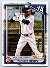 Francisco Vilorio 2024 Bowman Draft #BD-107 New York Yankees Baseball Card