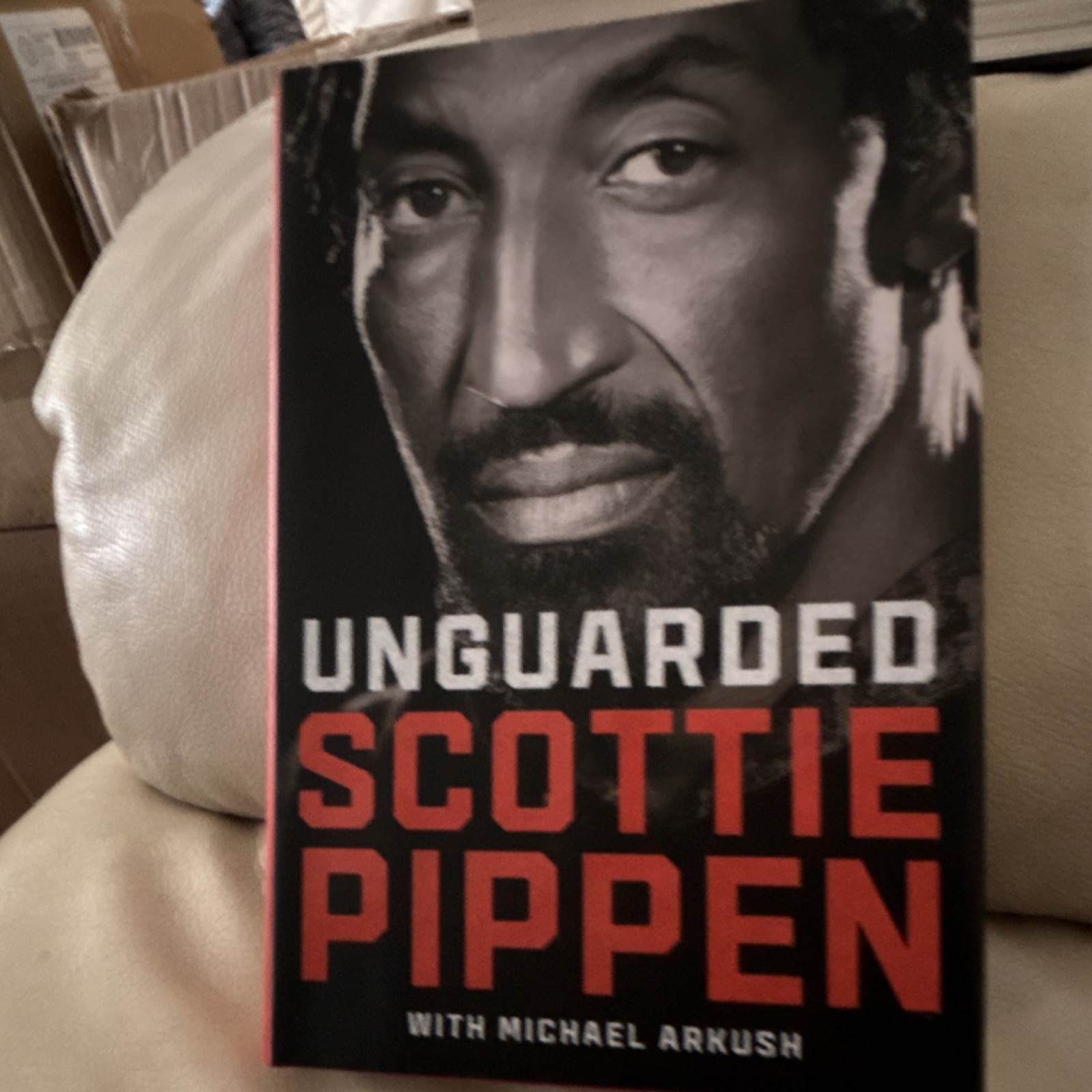 Scottie Pippen Autographed Signed Chicago Bulls Unguarded Book JSA Premiere Collectibles 