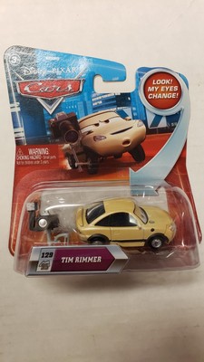 Disney Pixar Cars - Tim Rimmer #129 LOOK! MY EYES CHANGE! NIB