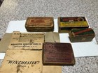 5 old empty shell boxes 1 Winchester 1920's plain cardboard target ammo box — photo 2