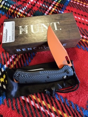 Benchmade Taggedout 15535OR-01 Carbon Fiber Magnacut NIB 