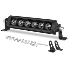 8 Inch Single Row Light Bar, Slim Spot Driving Light Bar Off Road LED 8INCH