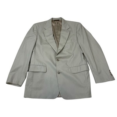 BROOKS BROTHERS Beige Baumwolle Blazer M 40R Anzug Jacke Sportmantel Herren Preppy Smart