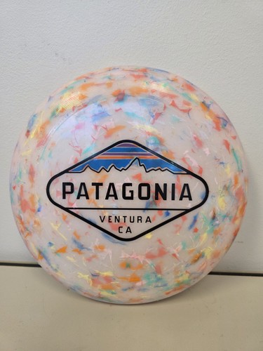 Vintage Patagonia Wham-O 1980 Ventura CA Multi-Colored Plastic Frisbee 11”