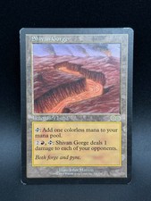 MTG Shivan Gorge R Urza's Saga #326