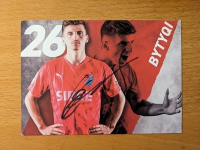 Enis Bytyqi TSV Steinbach Haiger 2020/2021 handsignierte Autogrammkarte 20/21