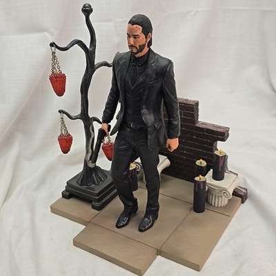 JOHN WICK CHAPTER 2 GALLERY JOHN WICK 9'' TALL FIGURINE DIORAMA (2019) Summit Ent