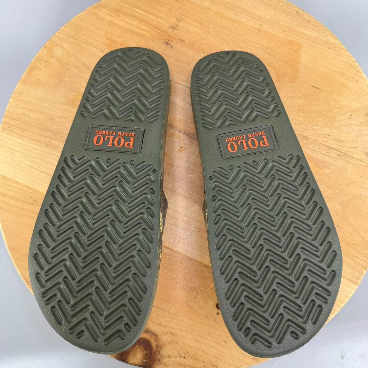 Polo Ralph Lauren Men\'s Size 13 Scenic-Print Floral Side Sandals Camo Green NEW Polo Ralph Lauren Green Sandals for Men for sale | eBay main image 3