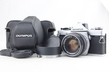  NEAR MINT w/ Case  Olympus OM-1 MD  F.ZUIKO AUTO-S 50mm f/1.8 Lens SLR