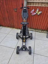 Sun Mountain Micro-Cart Golf Trolley – 4-Wheel Push Cart – Foldable – Used